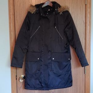 empyre black long winter jacket